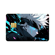 Load image into Gallery viewer, Satoru Gojo Acid Blue Eyes Credit Card Skins (4-in-1 Pack)