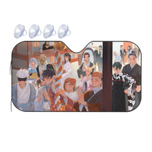 Load image into Gallery viewer, Satoru Gojo, Yuji Itadori, Aoi Todo, Toji Fushiguro, Mahito, Kento Nanami, Nobara Kugisaki, Toge Inumaki, Utahime Iori, Megumi Fushiguro, Maki Zenin, Momo Nishimiya, Shoko Ieiri and Yoshinobu Gakuganji  Car Sunshade