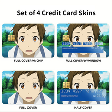 Load image into Gallery viewer, Satoshi Fukube Face Credit Card Skins (4-in-1 Pack)