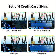 Load image into Gallery viewer, School Life & Demons Credit Card Skins (4-in-1 Pack)