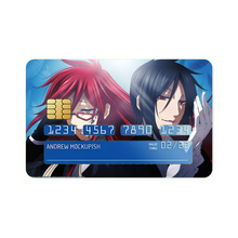 Load image into Gallery viewer, Sebastian Michaelis & Grell Sutcliff Credit Card Skins (4-in-1 Pack)