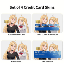 Load image into Gallery viewer, Seika Ijichi & Nijika Ijichi Credit Card Skins (4-in-1 Pack)