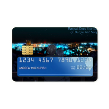 Load image into Gallery viewer, Seishun Buta Yarō wa Banīgāru Senpai no Yume o Minai Credit Card Skins (4-in-1 Pack)