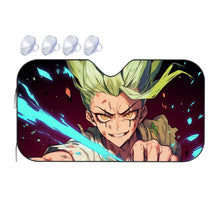 Load image into Gallery viewer, Senku Ishigami - Dr. Stone Anime Background  Car Sunshade