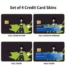 Load image into Gallery viewer, Seraph Of The End 8k Credit Card Skins (4-in-1 Pack)
