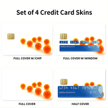 Load image into Gallery viewer, Seven Dragon Balls Credit Card Skins (4-in-1 Pack)