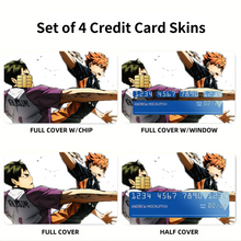 Load image into Gallery viewer, Shōyō Hinata Credit Card Skins (4-in-1 Pack)