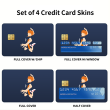Load image into Gallery viewer, Shōyō Hinata Credit Card Skins (4-in-1 Pack)