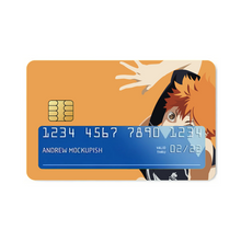 Load image into Gallery viewer, Shōyō Hinata Credit Card Skins (4-in-1 Pack)