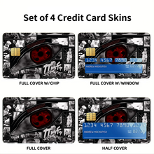 Load image into Gallery viewer, Sharingan Credit Card Skins (4-in-1 Pack)