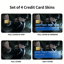 Load image into Gallery viewer, Shigeo Kageyama Credit Card Skins (4-in-1 Pack)