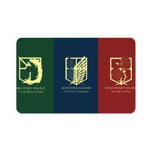 Load image into Gallery viewer, Shingeki no Kyojin Credit Card Skins (4-in-1 Pack)