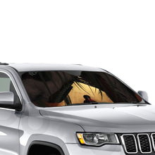 Load image into Gallery viewer, Shingeki no Kyojin - Eren and the Female Titan Car Sunshade