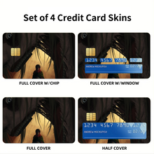 Load image into Gallery viewer, Shingeki no Kyojin - Eren and the Female Titan Credit Card Skins (4-in-1 Pack)