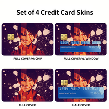 Load image into Gallery viewer, Shingeki no Kyojin - Eren/Titan Credit Card Skins (4-in-1 Pack)