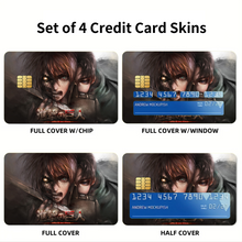 Load image into Gallery viewer, Shingeki no Kyojin - Eren/Titan Credit Card Skins (4-in-1 Pack)