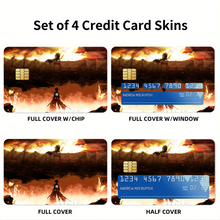 Load image into Gallery viewer, Shingeki no Kyojin - The Wall Credit Card Skins (4-in-1 Pack)