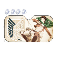 Load image into Gallery viewer, Shingeki no Kyonjin - Captain Levi Car Sunshade