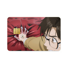 Load image into Gallery viewer, Shinichi stopping a car with Migi Credit Card Skins (4-in-1 Pack)