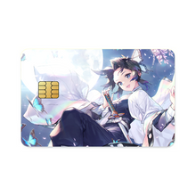 Load image into Gallery viewer, Shinobu Kochou/Kimetsu no Yaiba Credit Card Skins (4-in-1 Pack)
