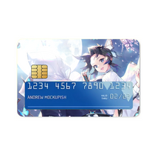 Load image into Gallery viewer, Shinobu Kochou/Kimetsu no Yaiba Credit Card Skins (4-in-1 Pack)