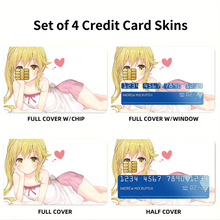 Load image into Gallery viewer, Shinobu Oshino Credit Card Skins (4-in-1 Pack)