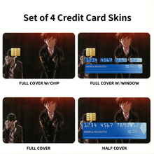 Load image into Gallery viewer, Shinya Kogami And Akane Tsunemori Together Credit Card Skins (4-in-1 Pack)
