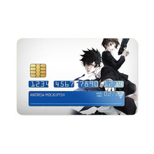 Load image into Gallery viewer, Shinya Kogami And Akane Tsunemori Together Credit Card Skins (4-in-1 Pack)