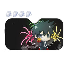 Load image into Gallery viewer, Shinya Kogami chibi Car Sunshade