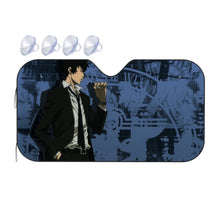 Load image into Gallery viewer, Shinya Kogami Holding a cigarette Car Sunshade