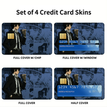 Load image into Gallery viewer, Shinya Kogami Holding a cigarette Credit Card Skins (4-in-1 Pack)