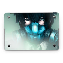 Load image into Gallery viewer, Shinya Kogami wearing Gas Mask  Macbook Skin