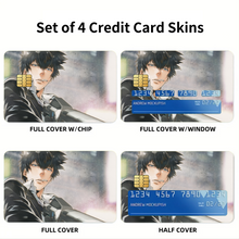 Load image into Gallery viewer, Shinya Kogami With His dominator Credit Card Skins (4-in-1 Pack)