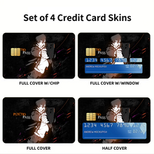 Load image into Gallery viewer, Shinya Kogami With His dominator Credit Card Skins (4-in-1 Pack)
