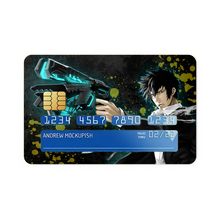 Load image into Gallery viewer, Shinya Kogami With His dominator Credit Card Skins (4-in-1 Pack)
