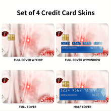 Load image into Gallery viewer, Shiro Credit Card Skins (4-in-1 Pack)