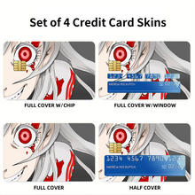 Load image into Gallery viewer, Shiro Credit Card Skins (4-in-1 Pack)