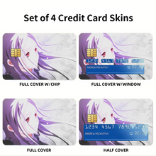 Load image into Gallery viewer, Shiro Credit Card Skins (4-in-1 Pack)