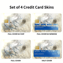 Load image into Gallery viewer, Shiro (Grunge) Credit Card Skins (4-in-1 Pack)