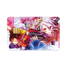 Load image into Gallery viewer, Shiro & Sora Credit Card Skins (4-in-1 Pack)