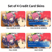 Load image into Gallery viewer, Shokugeki no Soma Erina Nakiri, Soma Yukihira and Hisako Arato Credit Card Skins (4-in-1 Pack)