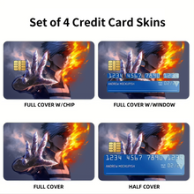 Load image into Gallery viewer, Shoto Todoroki Credit Card Skins (4-in-1 Pack)