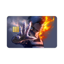 Load image into Gallery viewer, Shoto Todoroki Credit Card Skins (4-in-1 Pack)