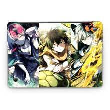 Load image into Gallery viewer, Shoto Todoroki,Izuku Midoriya,Katsuki Bakugou Macbook Skin