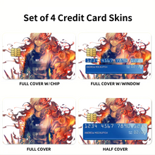 Load image into Gallery viewer, Shouto Todoroki (Boku no Hero Academia) Credit Card Skins (4-in-1 Pack)
