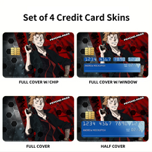 Load image into Gallery viewer, Shuusei Kagari Smirk Credit Card Skins (4-in-1 Pack)