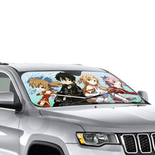 Load image into Gallery viewer, Silica,Kirito,Asuna and Lisbeth Car Sunshade