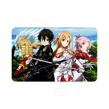 Load image into Gallery viewer, Silica,Kirito,Asuna and Lisbeth Credit Card Skins (4-in-1 Pack)