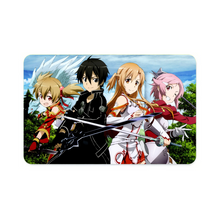 Load image into Gallery viewer, Silica,Kirito,Asuna and Lisbeth Credit Card Skins (4-in-1 Pack)