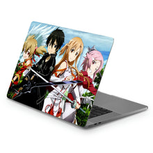 Load image into Gallery viewer, Silica,Kirito,Asuna and Lisbeth Macbook Skin